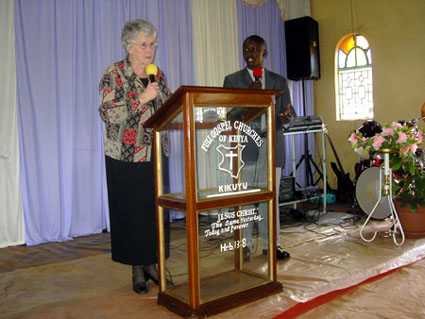 Simon's Kikuyu Church & Dr Weast