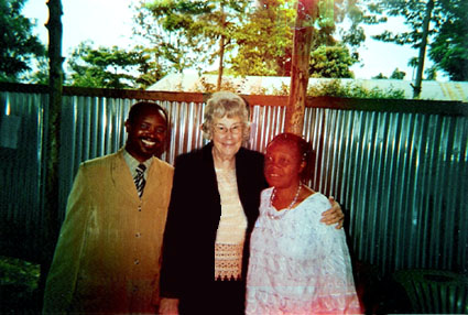 Pastor & wife in Arusha, Tanzania with Dr. Ann Weast